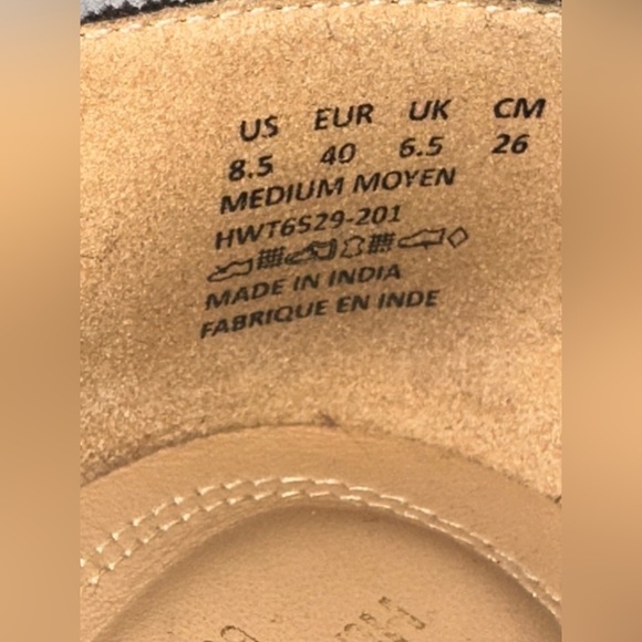 Hush Puppies Sadie Knit Ballet Flats Brown/Gold Size 8.5 - Picture 4 of 5